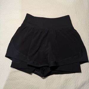 SPANX Get Moving Black Athletic Shorts